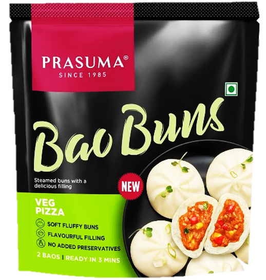 Prasuma veg pizza bao buns