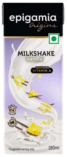 epigamia vanilla milk shake