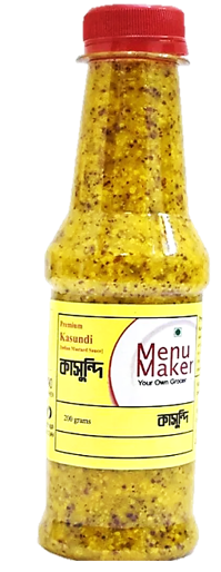 menu maker mustard sauce